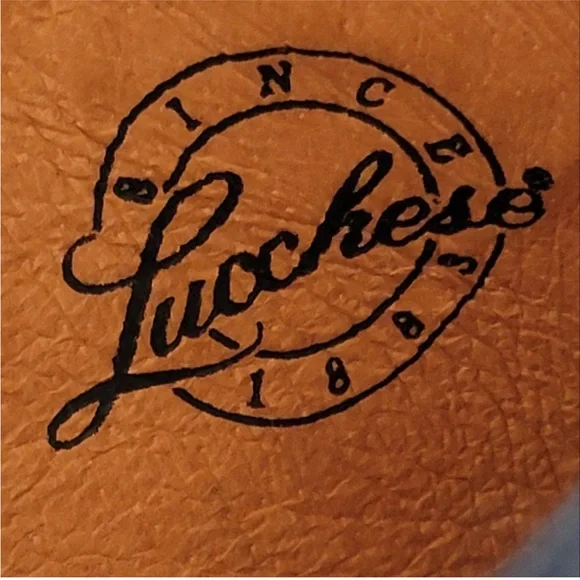 LUCCHESE Men's Lonestar Calf Round Toe Roper Boots In Black 10.5EE. - Picture 12 of 13